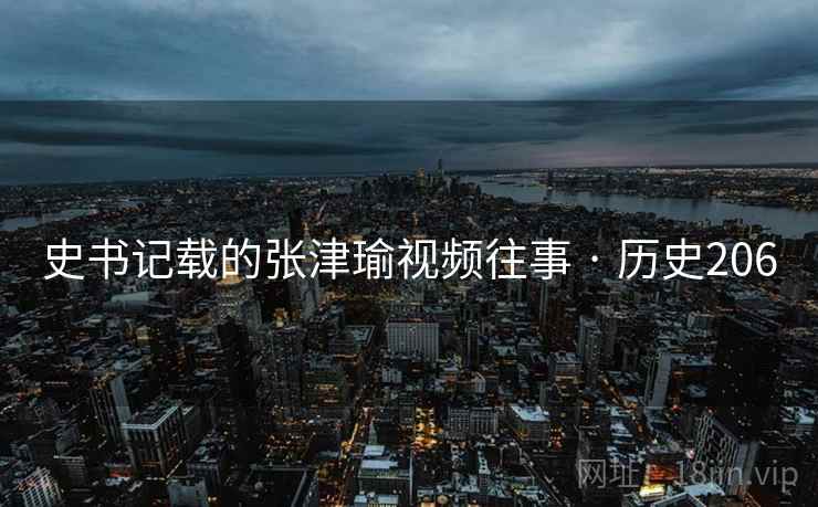 史书记载的张津瑜视频往事 · 历史206