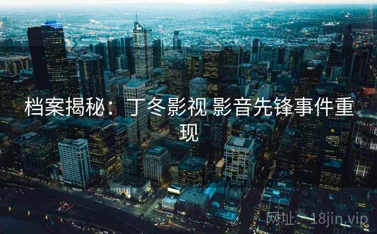 档案揭秘：丁冬影视 影音先锋事件重现